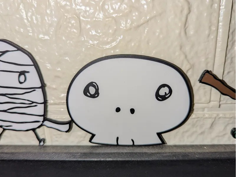 ハロウィンがいこつ　飾り