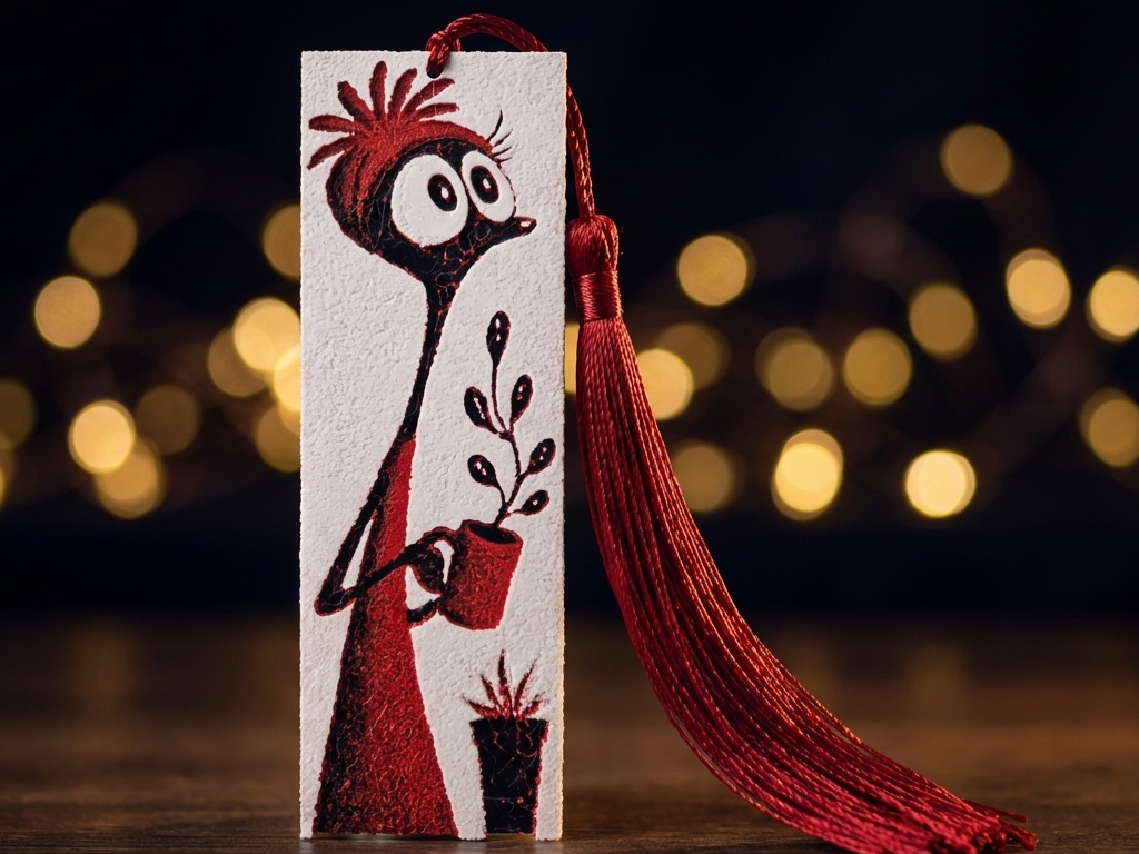 Plant Lover HueForge Bookmark · Weird Character