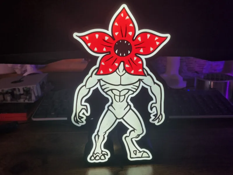 Demogorgon Stranger Things Light