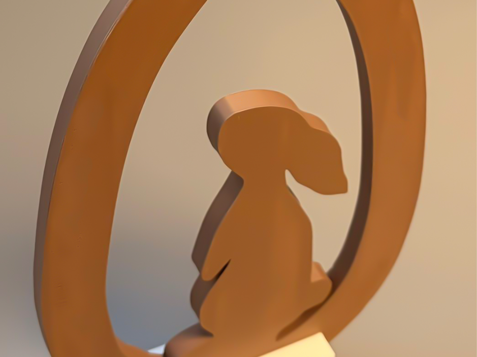 minimalistic easterbunny decor