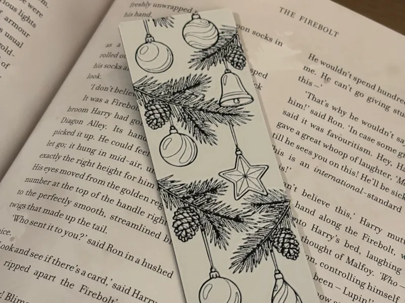Christmas Ornament Bookmark