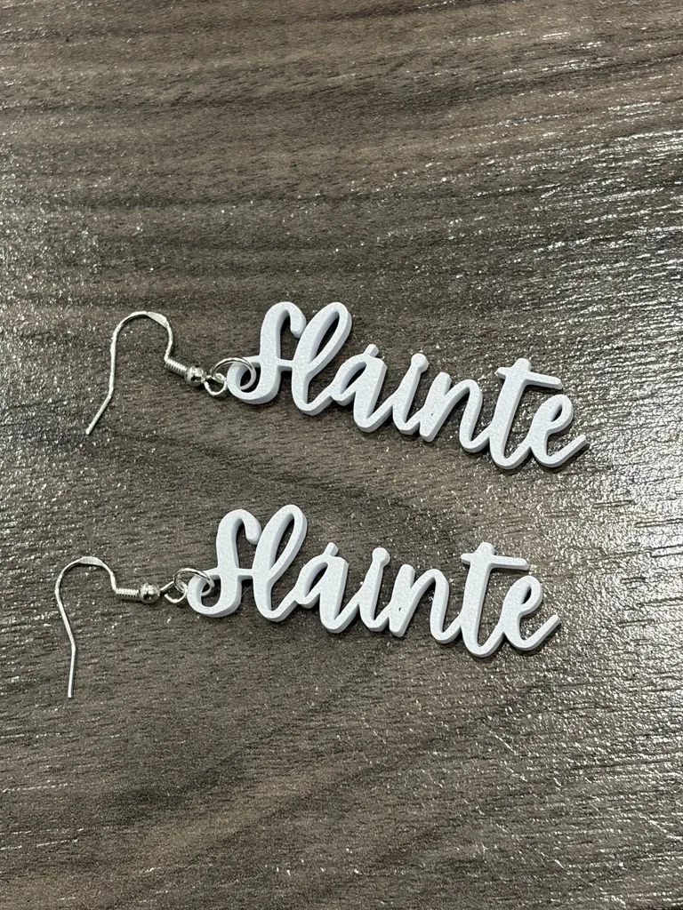 Sláinte Earrings | Irish "Cheers" Jewelry view 3