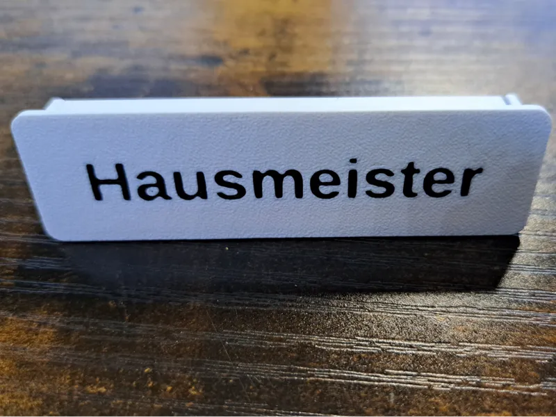 Renz 07-112 Nameplate Briefkästen / Klingelanlagen