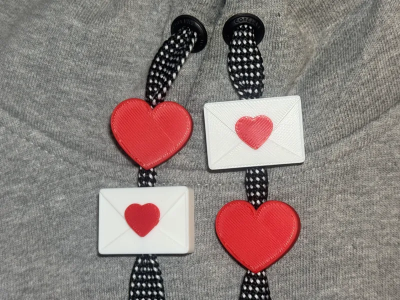 Valentines Drawstring Beads