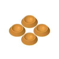 4 cales de blocage pour roulettes de meuble — photo 3