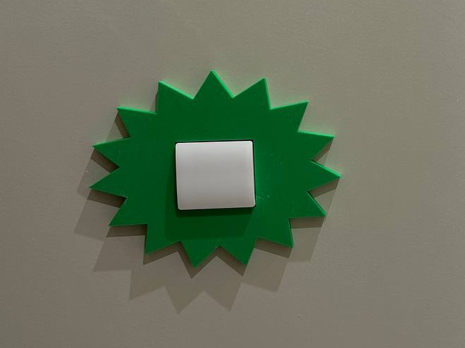 Socket/light switch frame
