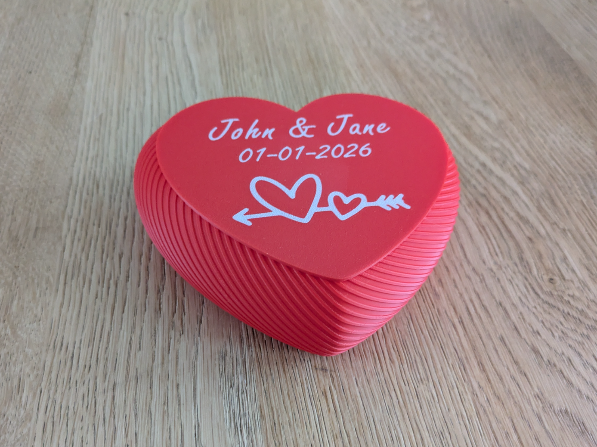 Valentine gift box - Customizable names