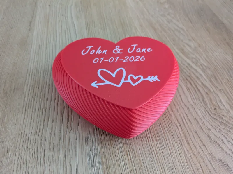 Valentine gift box - Customizable names