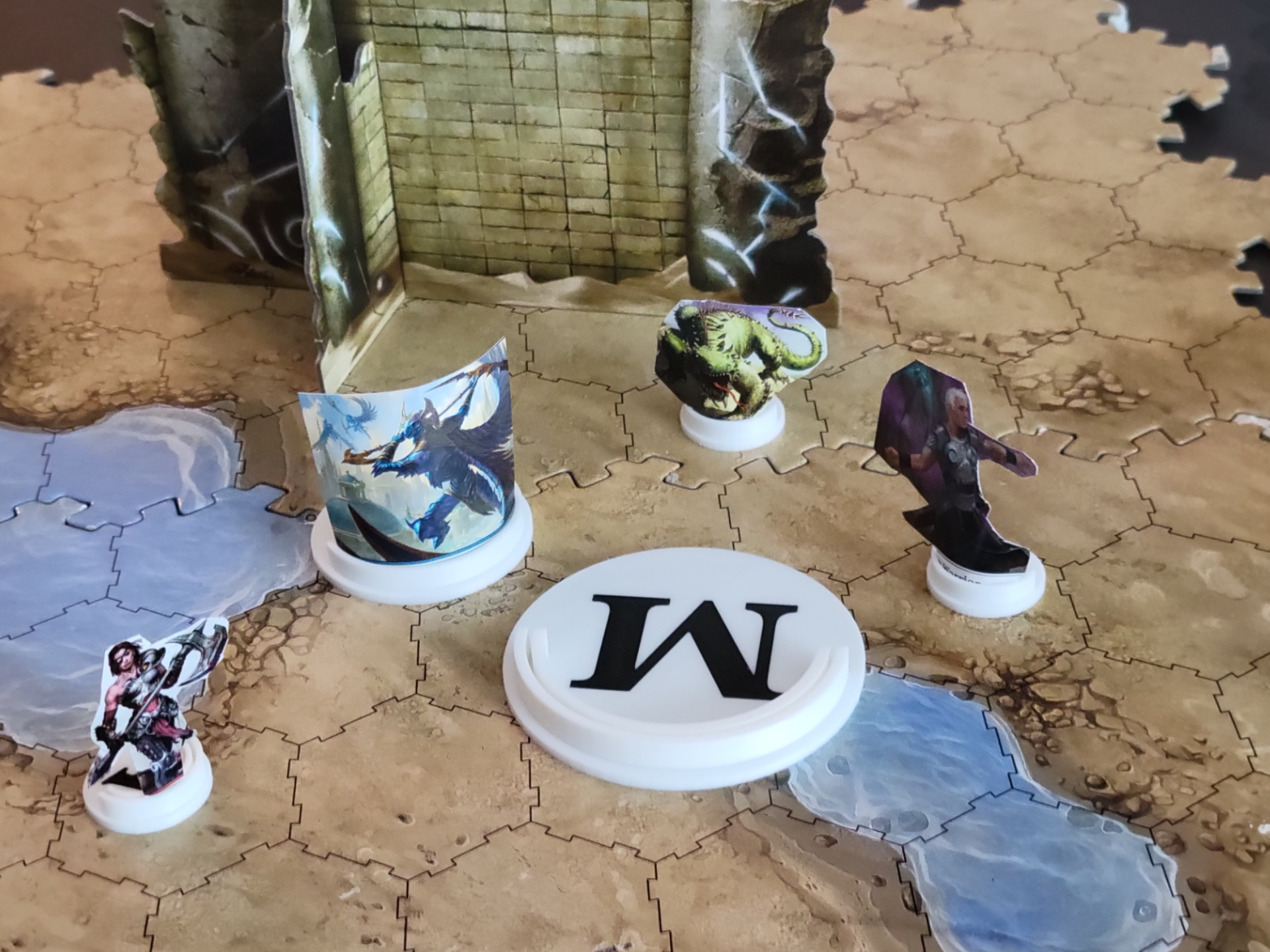 Dungeons & Dragons Paper Mini Bases