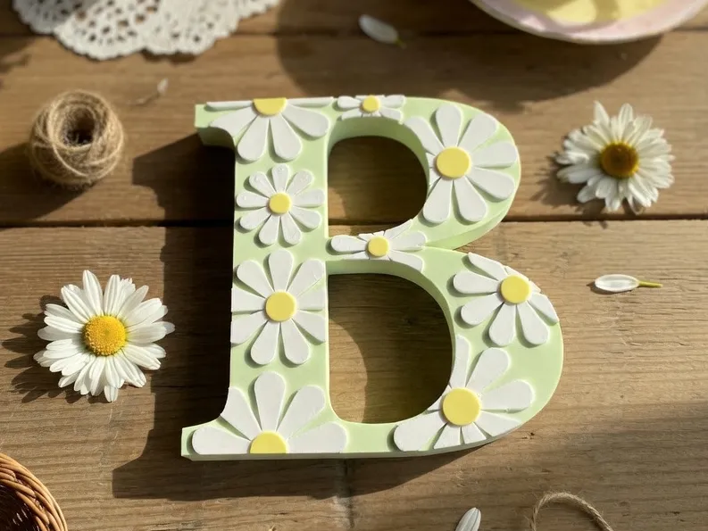 Alphabet Daisy set A to Z - Free 3D Print Model - MakerWorld