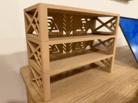 Desk Organizer Shelf (No Stack or Flat Bottom)– No Supports