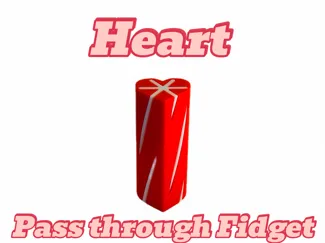 Heart Pass Through Fidget
