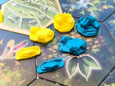 Catan: Rise of the Inkas Pieces