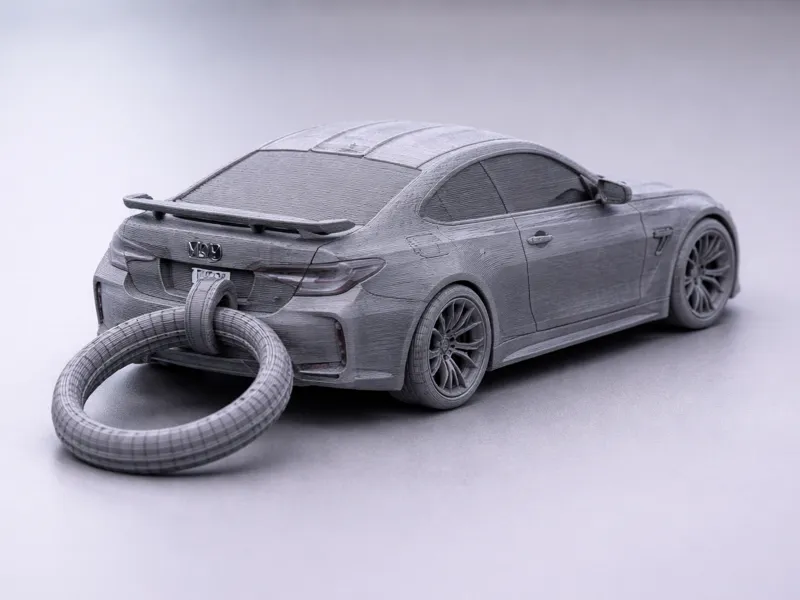 BMW M4 Keychain Singelcolor
