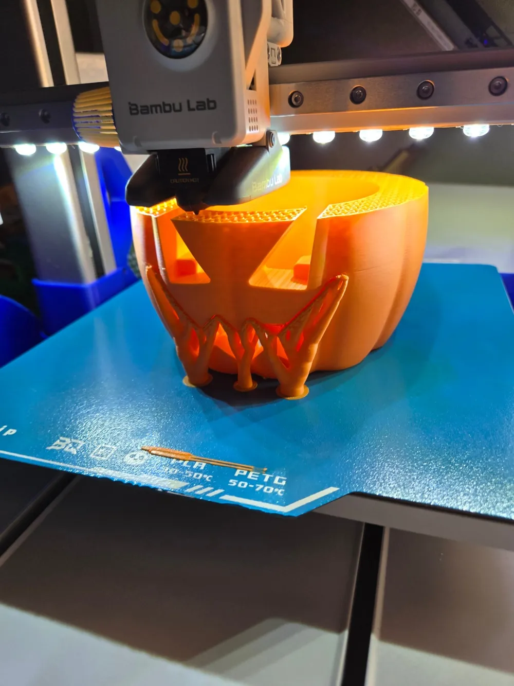 Pumpkin hat for Mega Skeleton - Free 3D Print Model - MakerWorld