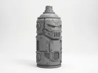 War Machine Spray Can Figurine