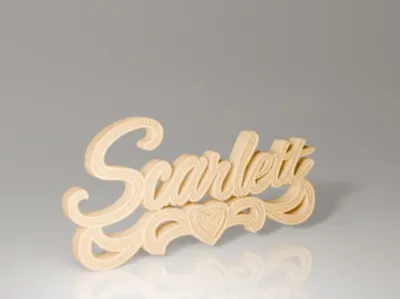 Gold nameplate plaque