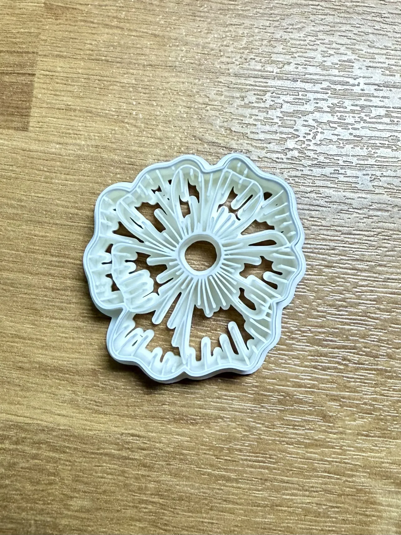 Poppy Flower Clay Cutter For Earrings Necklaces view 2
