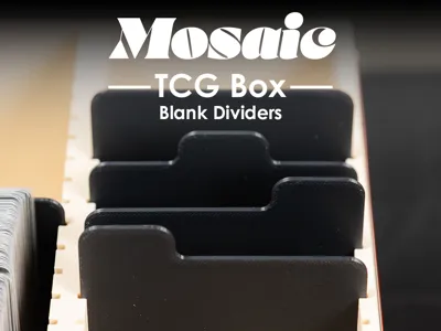 Blank Dividers - Mosaic TCG Box