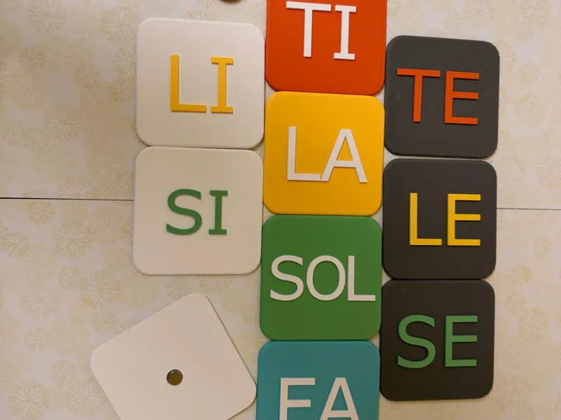 Solfège Magnetic Tiles