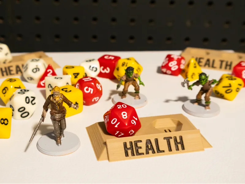 D&D D20 Dice Health Tracker/Counter