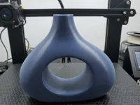 Vase bohème bleu marine — photo 4