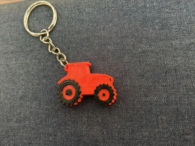 Kubota Tractor Cab Keychain