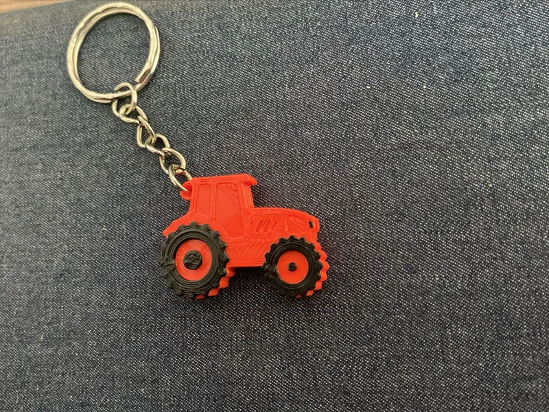 Kubota Tractor Cab Keychain