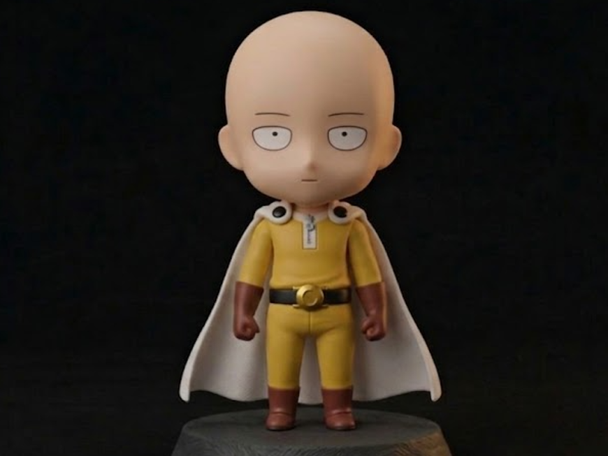 Saitama One Punch Man chibi