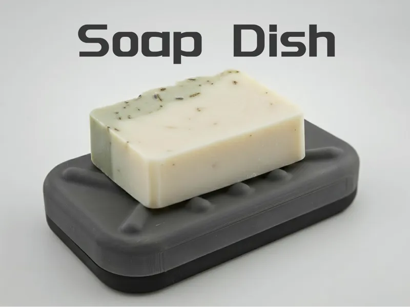 Smooth-Top Self-Draining Soap Dish
