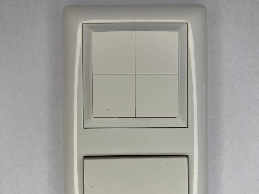 Shelly blu wall switch 4 Adapter Für Gira Modele 
