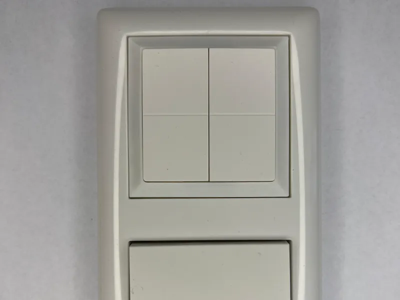 Shelly blu wall switch 4 Adapter Für Gira Modele 