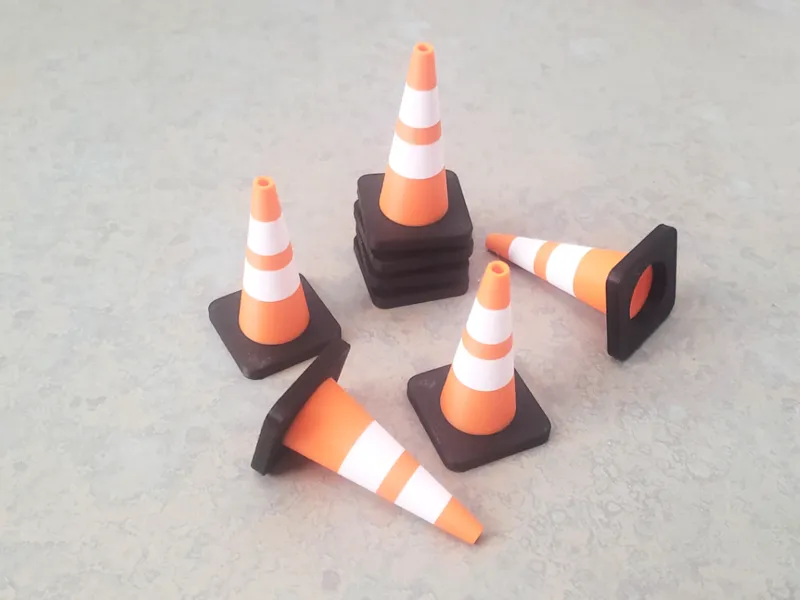Miniature Parking Traffic Cone Stackable