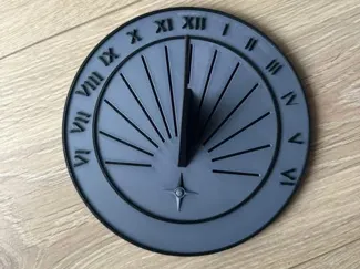 Working Sundial clock for many latitudes