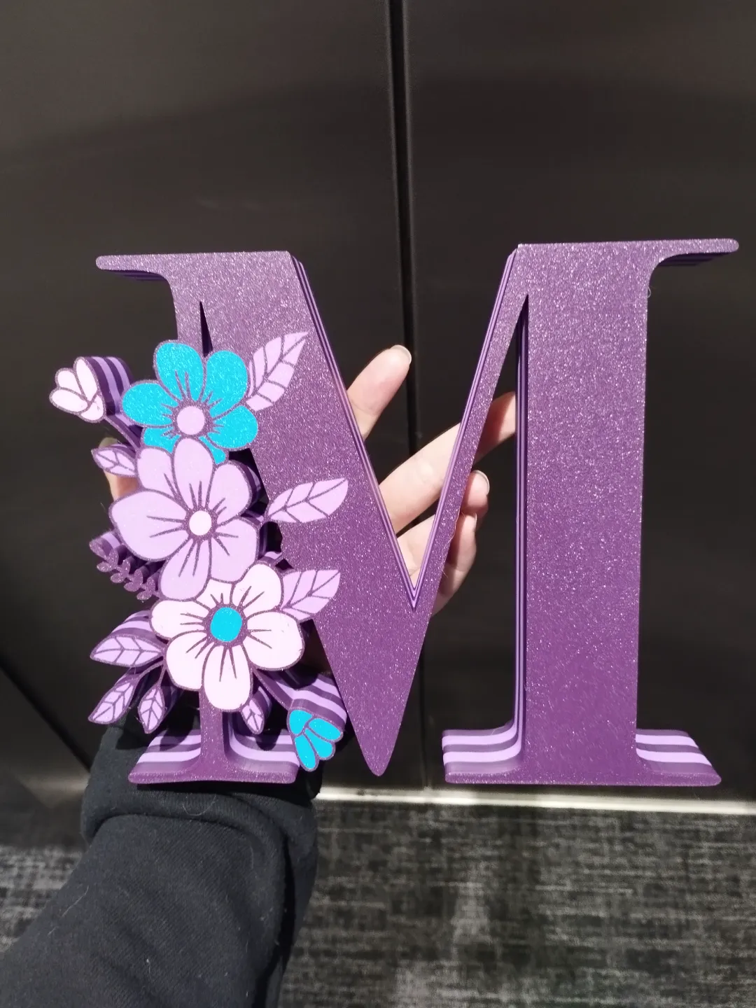 Alphabet Decor - Flowers view 3