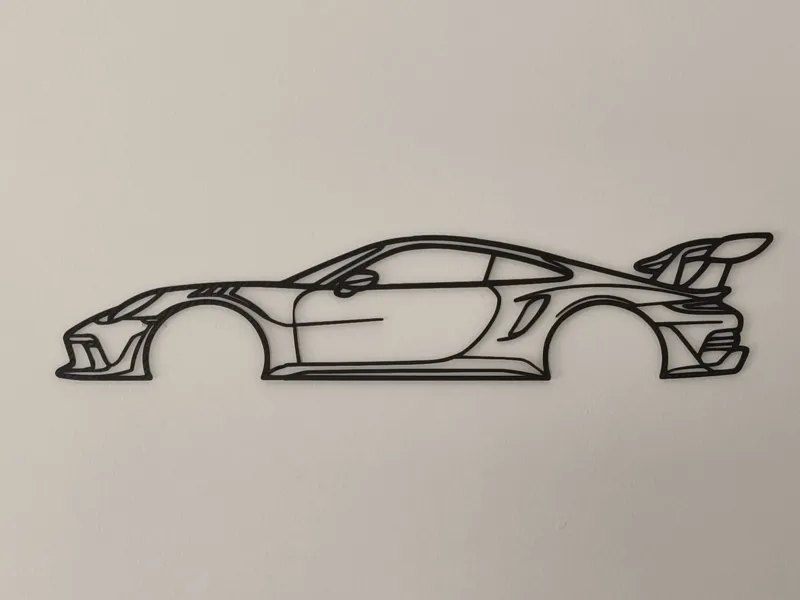 Porsche 911 GT3 RS Wall Art – 60cm (Scalable)