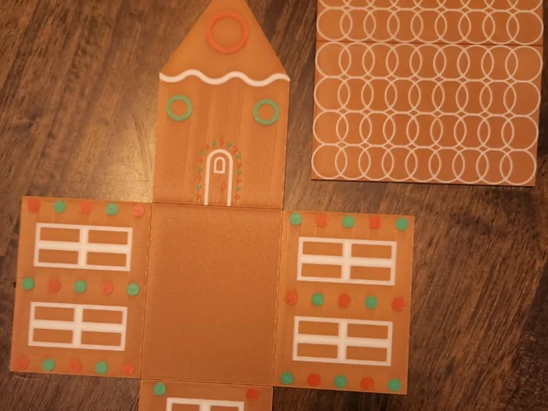 Gingerbread House (Fold up)