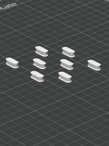 Modelo para impresión 3D: SKADIS Negative Hole Modifiers — vista de referencia 2