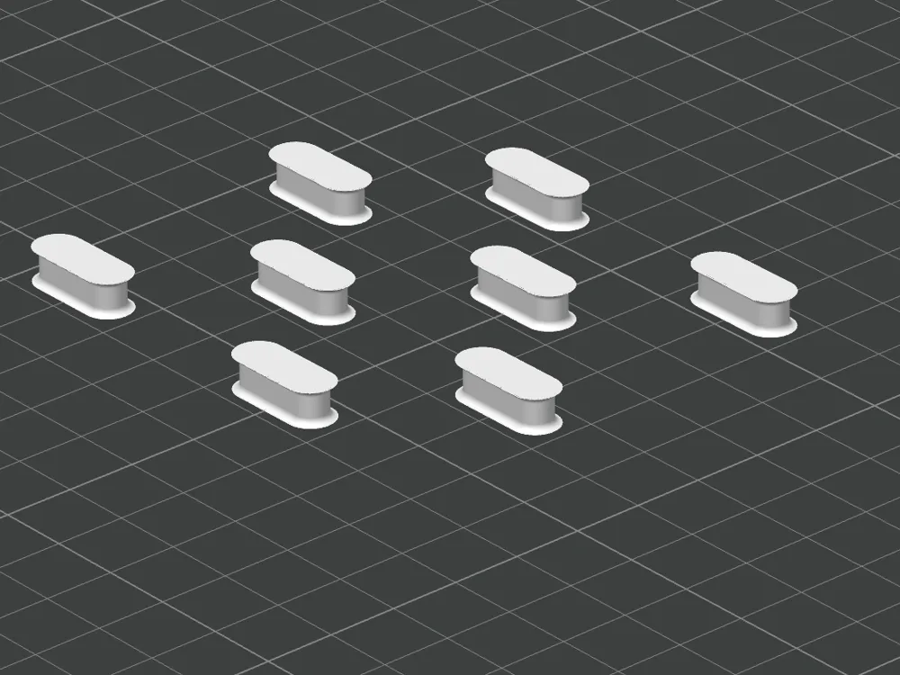 Modelo para impresión 3D: SKADIS Negative Hole Modifiers. Referencia del modelo original.