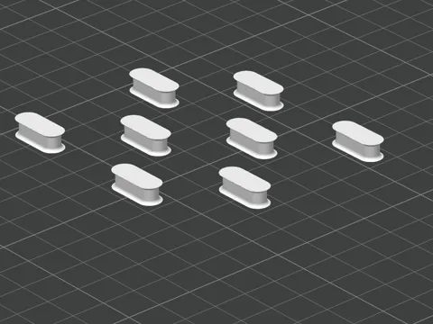 Modelo para impresión 3D: SKADIS Negative Hole Modifiers — referencia de MakerWorld