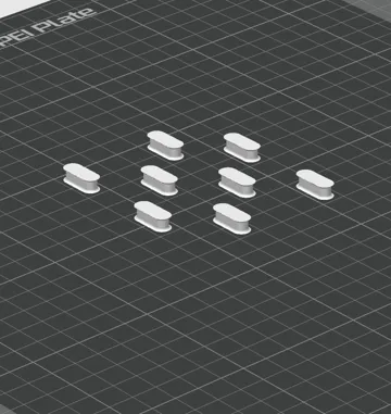 Modelo para impresión 3D: SKADIS Negative Hole Modifiers — vista de referencia 5