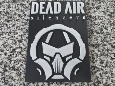 Dead Air Suppressors 2A 3D Logo Wall Sign Plaque