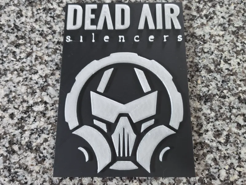 Dead Air Suppressors 2A 3D Logo Wall Sign Plaque