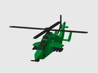 Hélicoptère inspiré du Tigre avec rotors fonctionnels 
