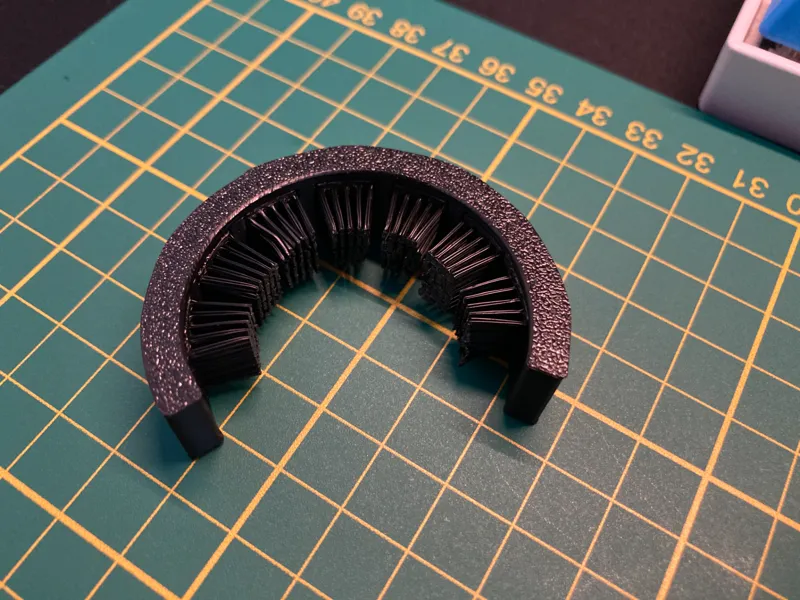 Hair dryer filter cleaning brush
