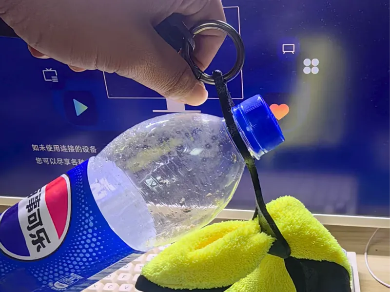 矿泉水毛巾快速挂扣