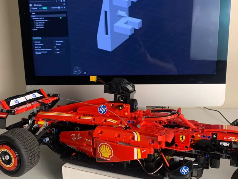 FPV camera mount for RC Ferrari F1 Car