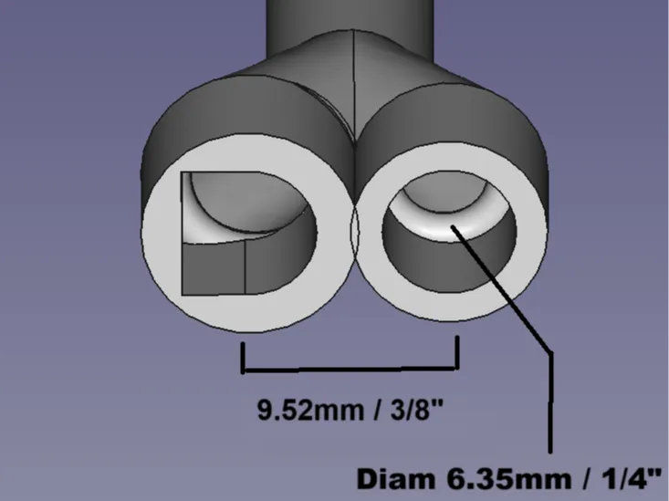 Mixer nozzle for generic epoxy adhesive / glue