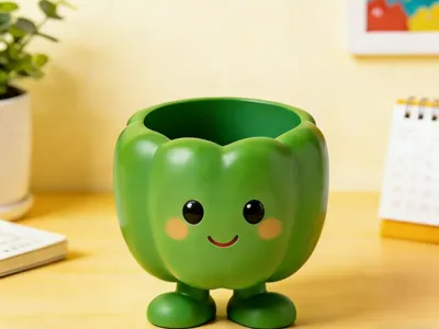 Bell Pepper Cute Pen Holder