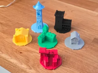Lords of Waterdeep Building Token Upgrade